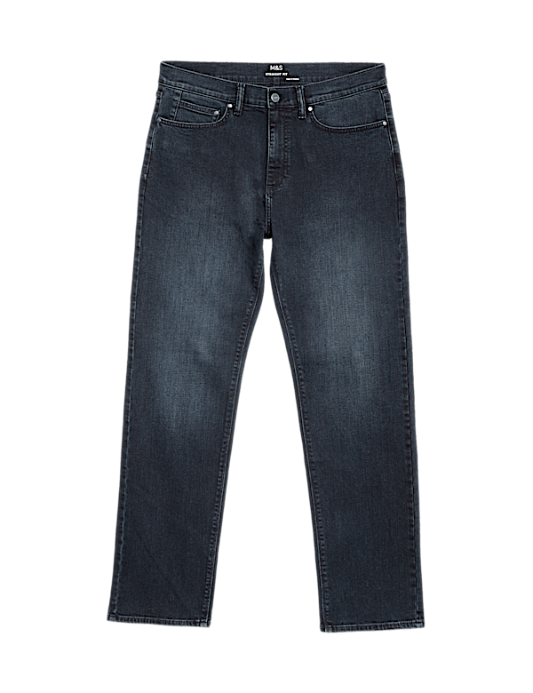 Straight Fit Stretch Jeans
