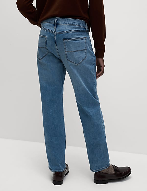 Straight Fit Stretch Jeans