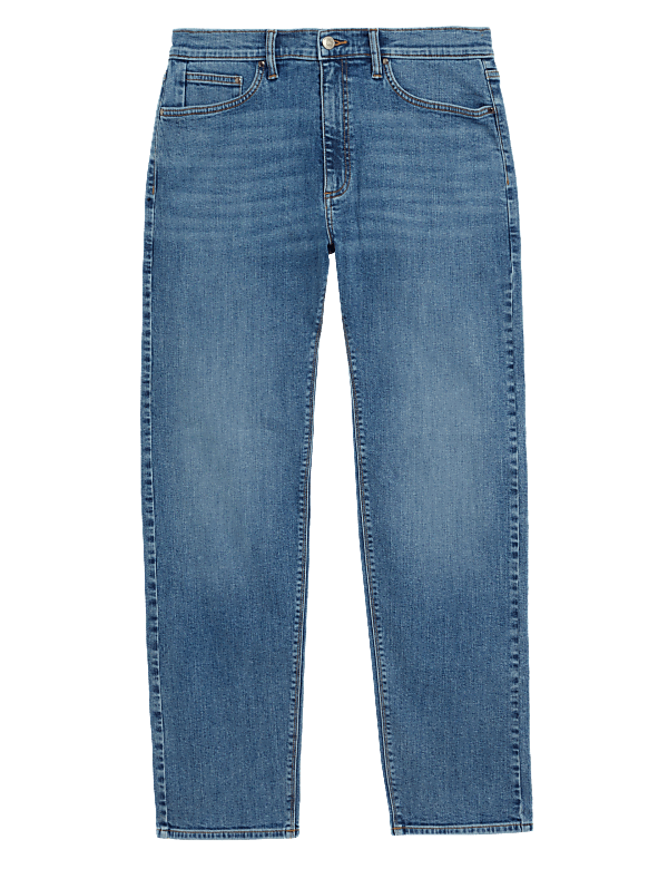 Straight Fit Stretch Jeans