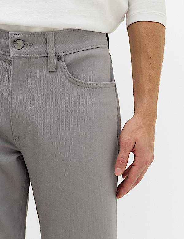 Straight Fit Stretch Jeans