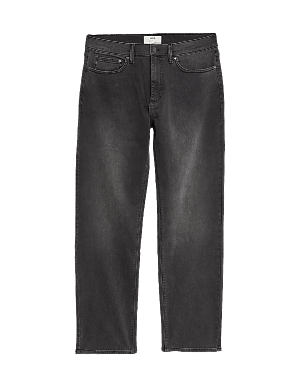 Straight Fit Stretch Jeans