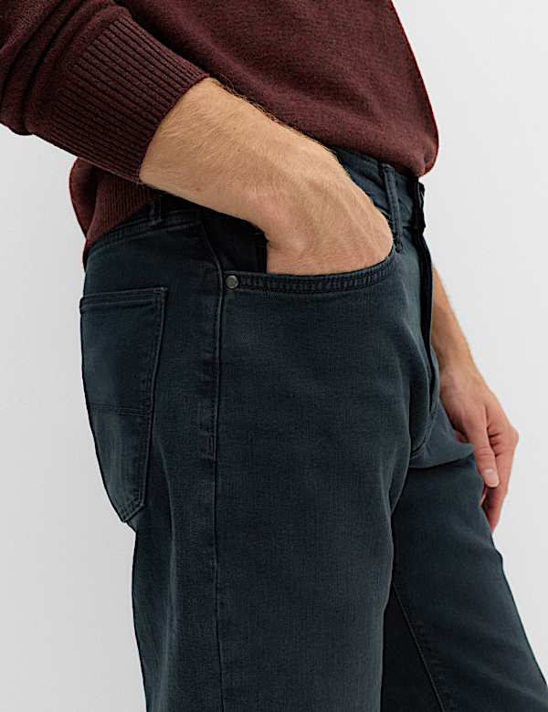 Straight Fit Stretch Jeans