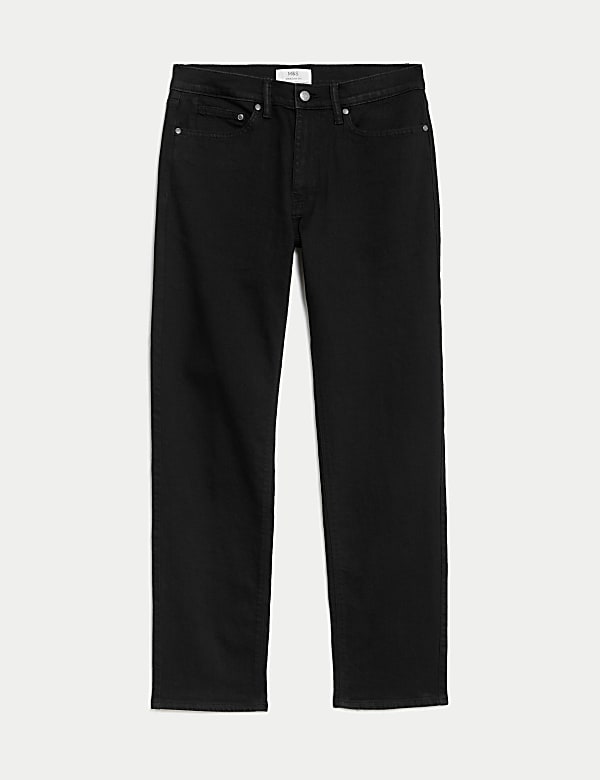 Straight Fit Stretch Jeans - US