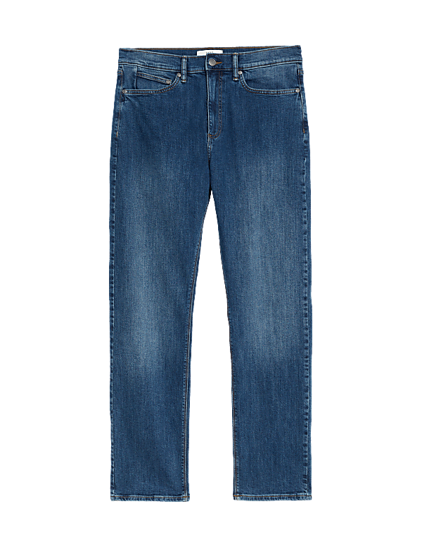 Loose Fit Stretch Jeans