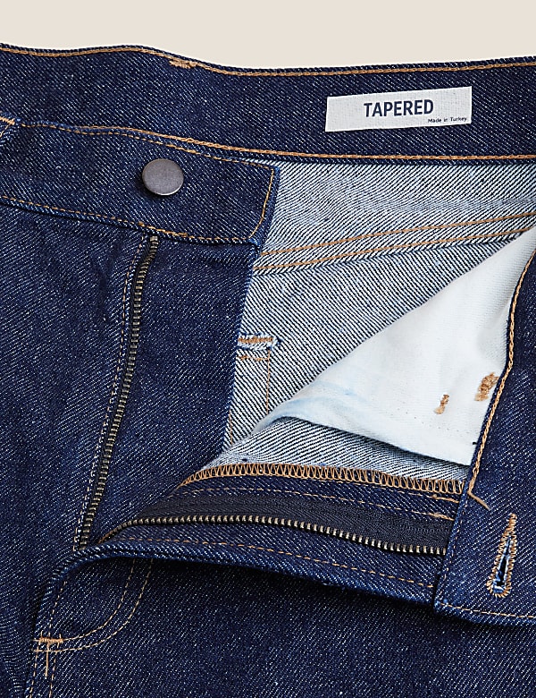 Recycled Cotton Tapered Fit Jeans