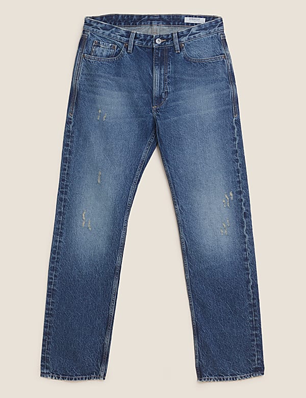Straight Fit Authentic Jeans with Hemp - CY