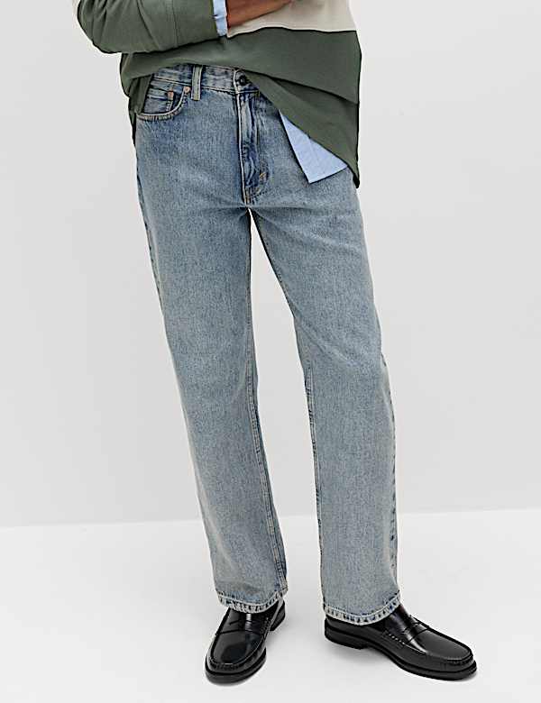 Authentic Relaxed Straight Fit Jeans