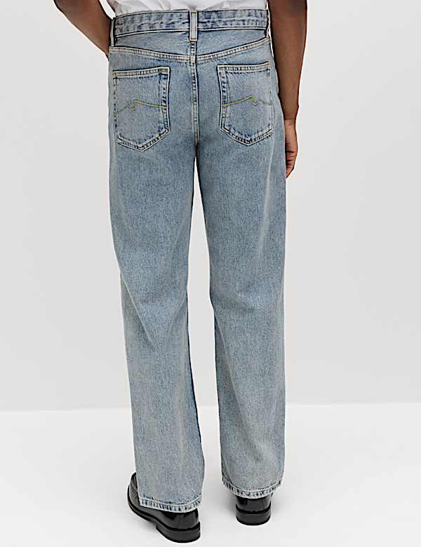 Authentic Relaxed Straight Fit Jeans