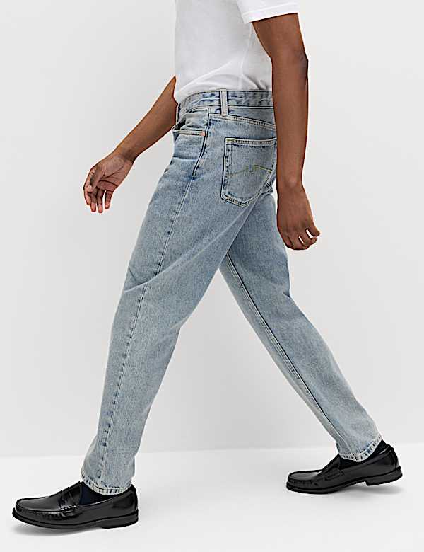 Authentic Relaxed Straight Fit Jeans
