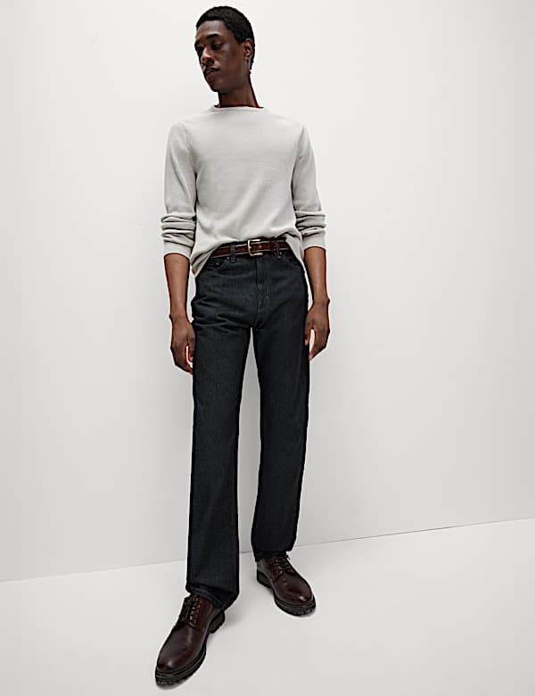 Authentic Relaxed Straight Fit Jeans