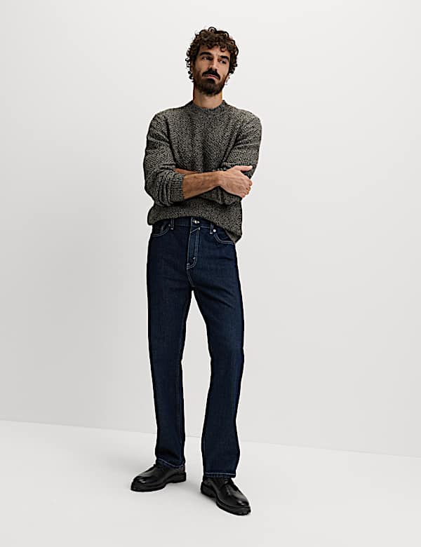 Authentic Relaxed Straight Fit Jeans