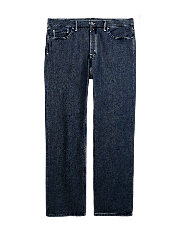 Authentic Relaxed Straight Fit Jeans