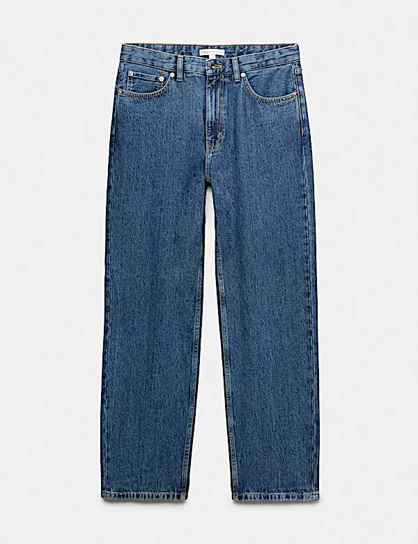 Authentic Relaxed Straight Fit Rigid Jeans - LU