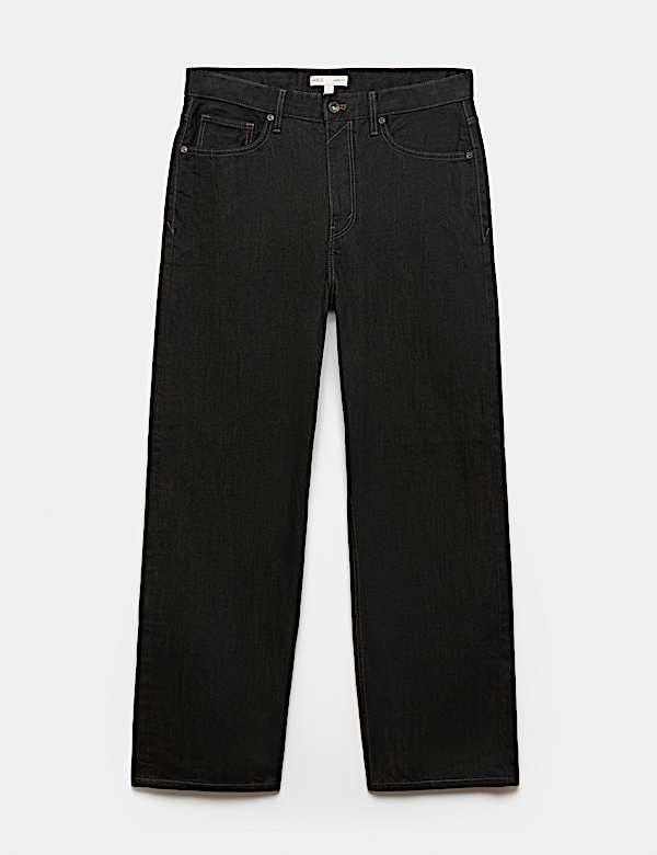 Authentic Loose Fit Rigid Denim Jeans - IS