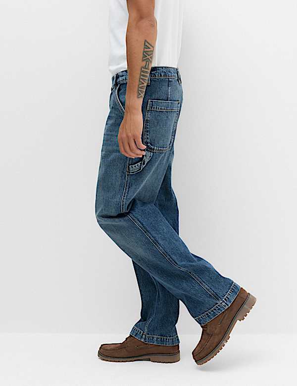 Loose Fit Cotton Rich Carpenter Jeans - PT