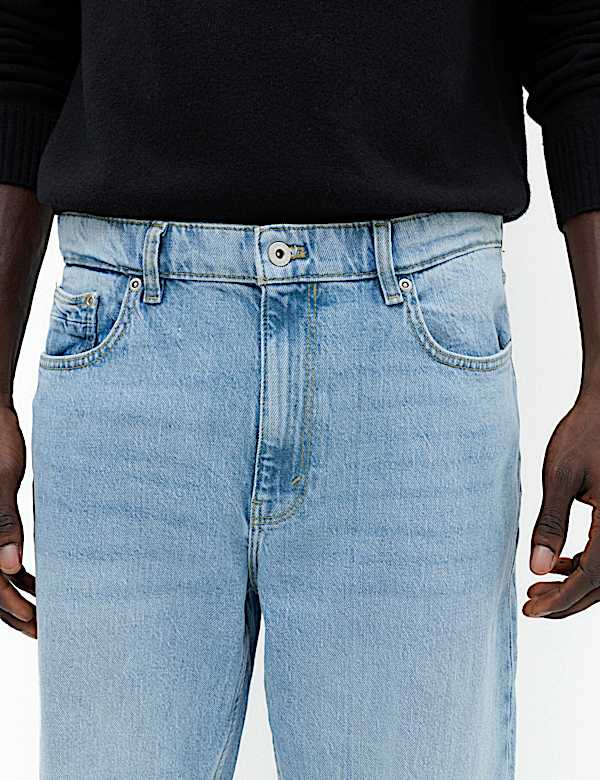 Straight Fit Authentic Stretch Jeans - LT