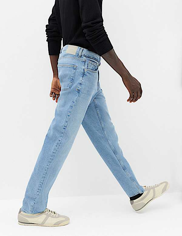 Straight Fit Authentic Stretch Jeans - LT