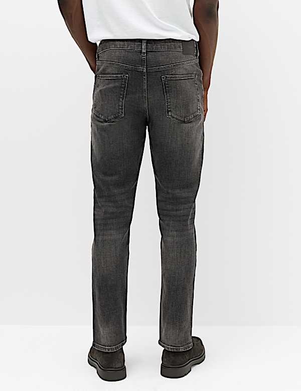 Authentic Tapered Fit Stretch Jeans - CA