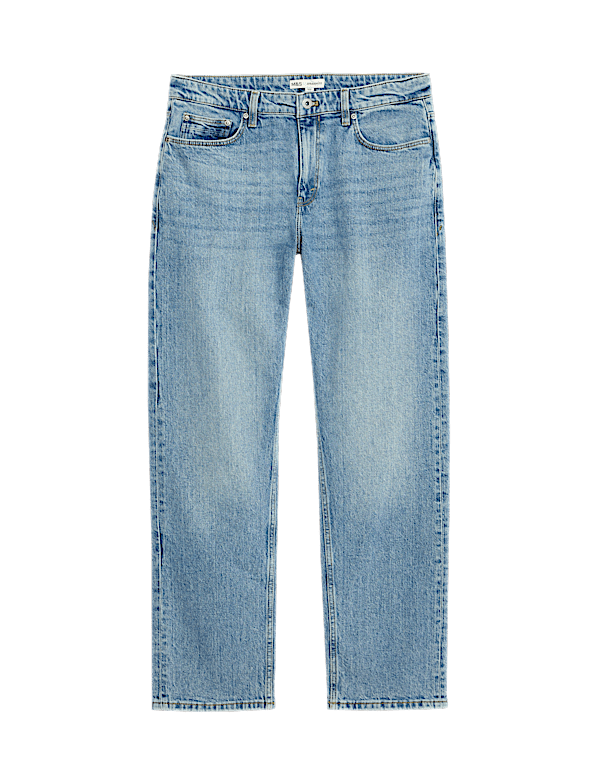 Straight Fit Stretch Jeans