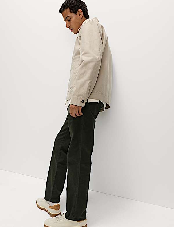 Straight Fit Stretch Jeans - HR