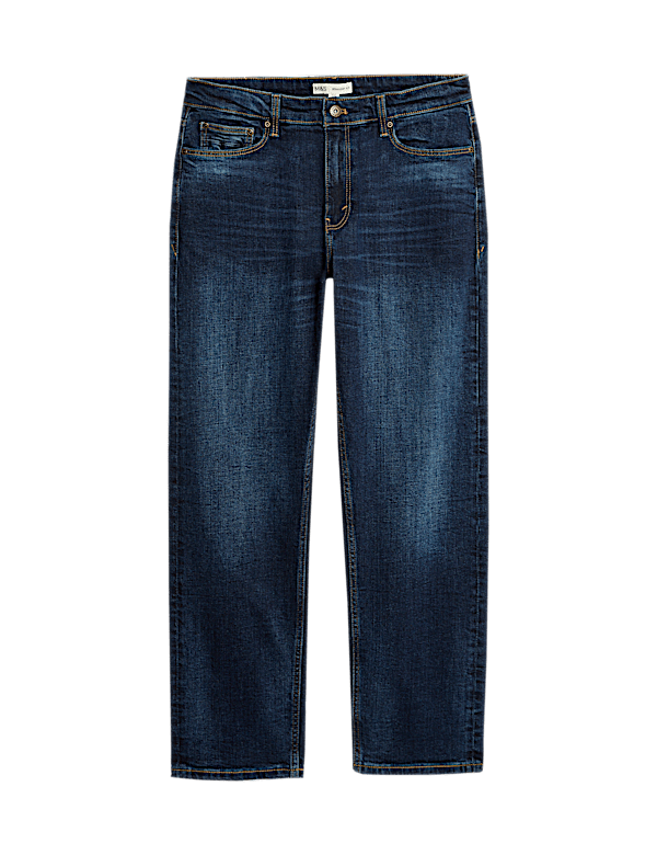 Straight Fit Stretch Jeans