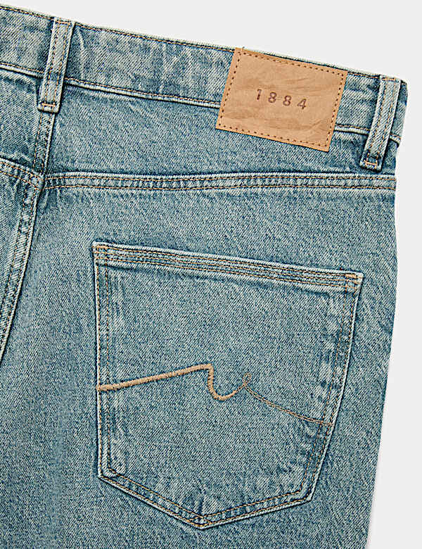 Authentic Tapered Fit Stretch Jeans