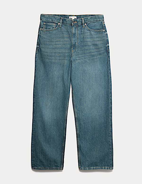 Loose Fit Rigid Denim Jeans - RO