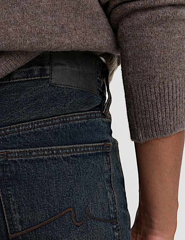 Straight Fit Rigid Denim Jeans - JE