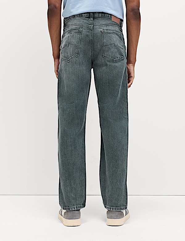 Jean rigide en denim coupe droite - CA