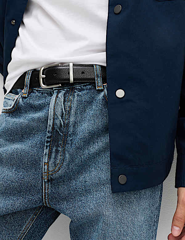 Jeans de sarga denim de corte informal - ES