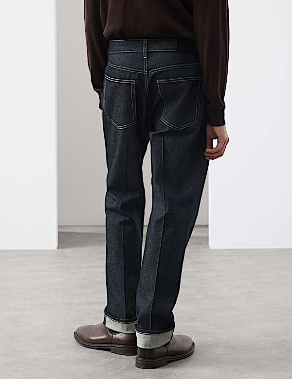 Straight Fit Stay Crease Jeans - MV