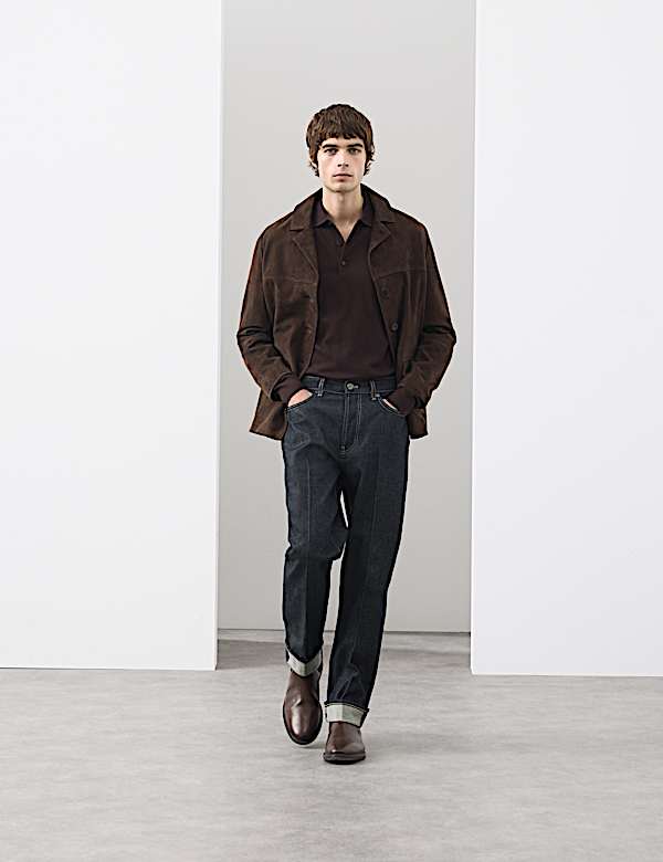 Straight Fit Stay Crease Jeans - MV