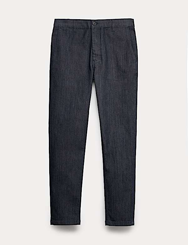 Slim Fit Denim Chinos - BE