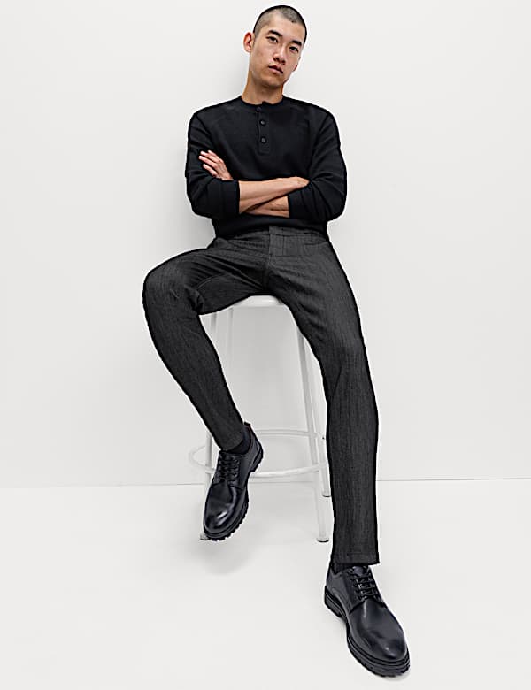 Slim Fit Denim Chinos - BG