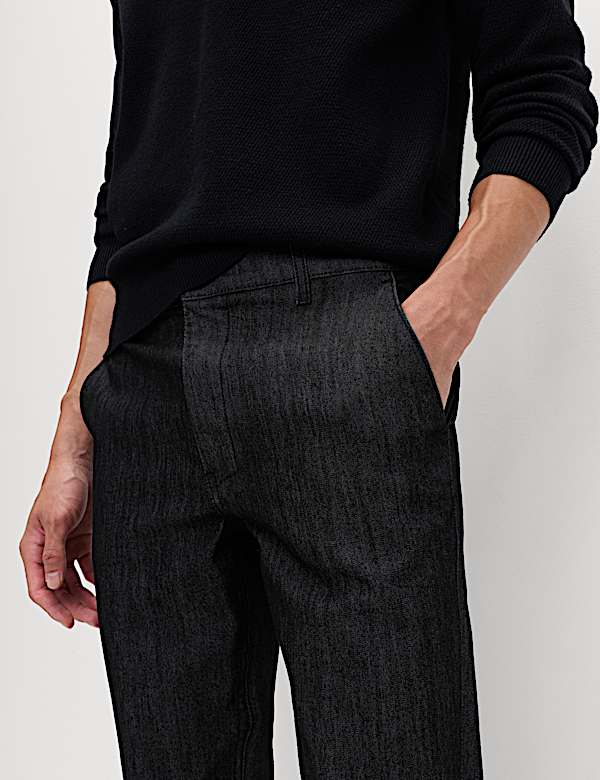 Slim Fit Denim Chinos - BG