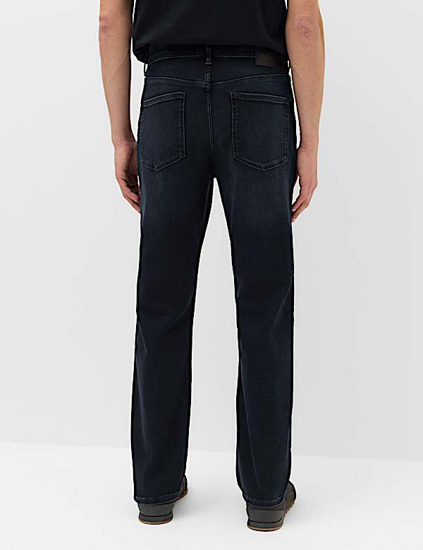 Jeans de corte recto el&aacute;sticos y c&oacute;modos - US
