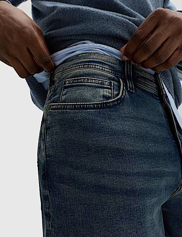 Jean extensible et confortable coupe droite - FR