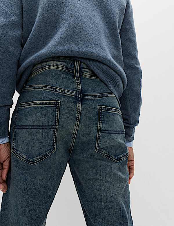 Jean extensible et confortable coupe droite - FR