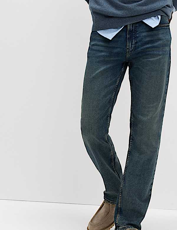 Jean extensible et confortable coupe droite - FR