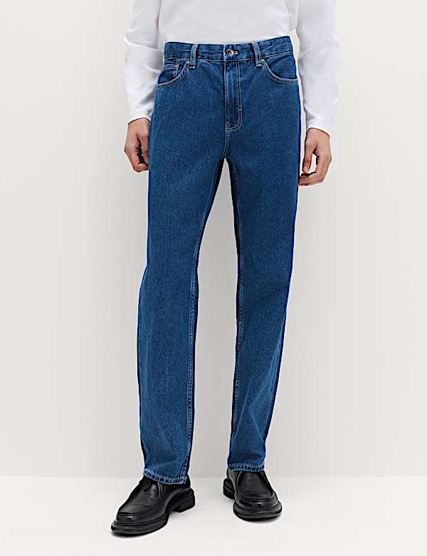 Straight Fit Lightweight Soft Touch Jeans - MV