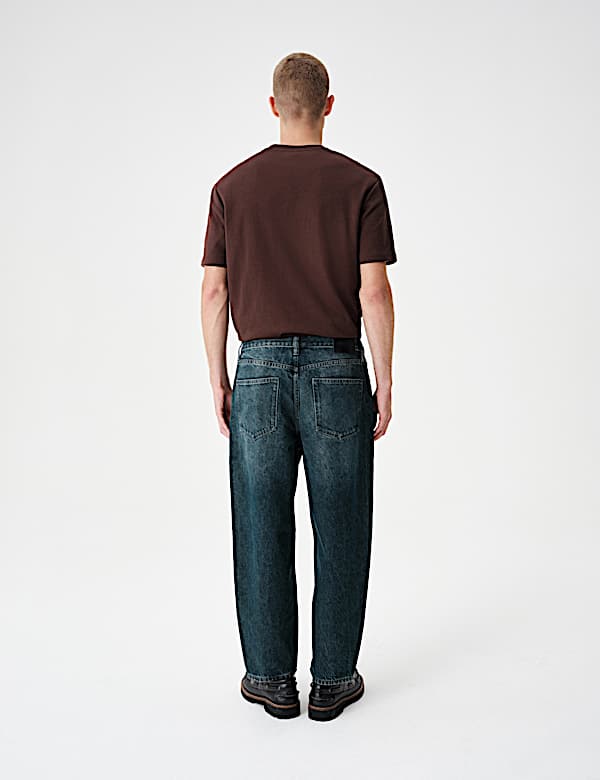 Barrel Fit 5 Pocket Stretch Jeans - IL