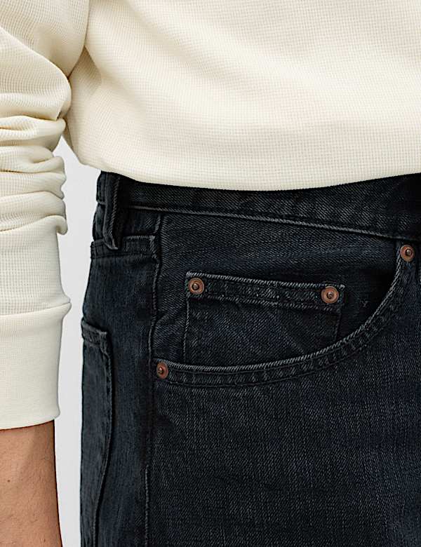 Loose Fit Rigid Jeans - NZ