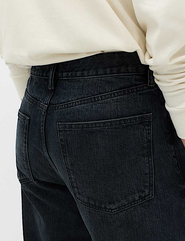 Loose Fit Rigid Jeans - NZ