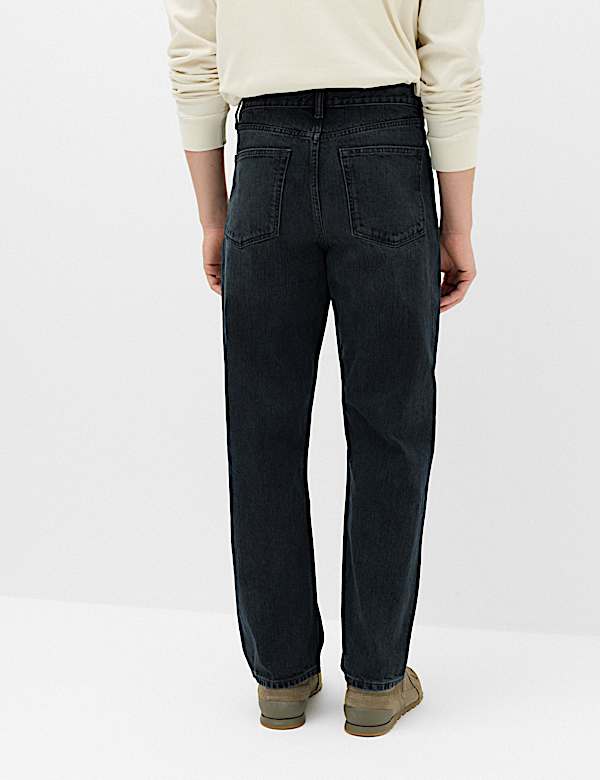 Loose Fit Rigid Jeans - NZ