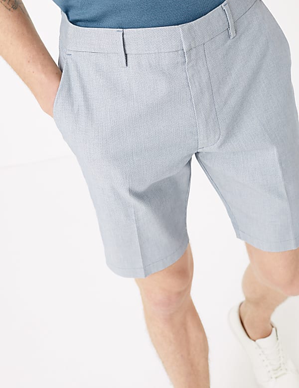Stretch Textured Chino Short