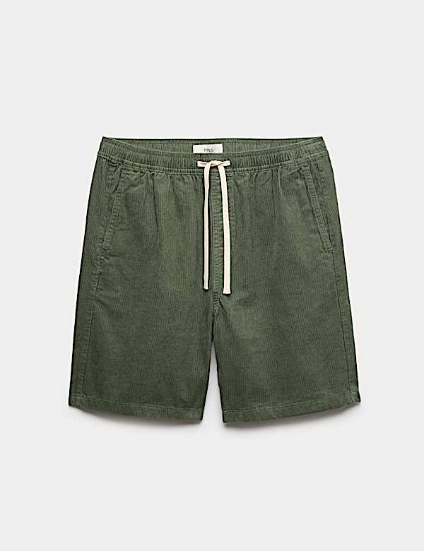 Pure Cotton Corduroy Shorts - SE