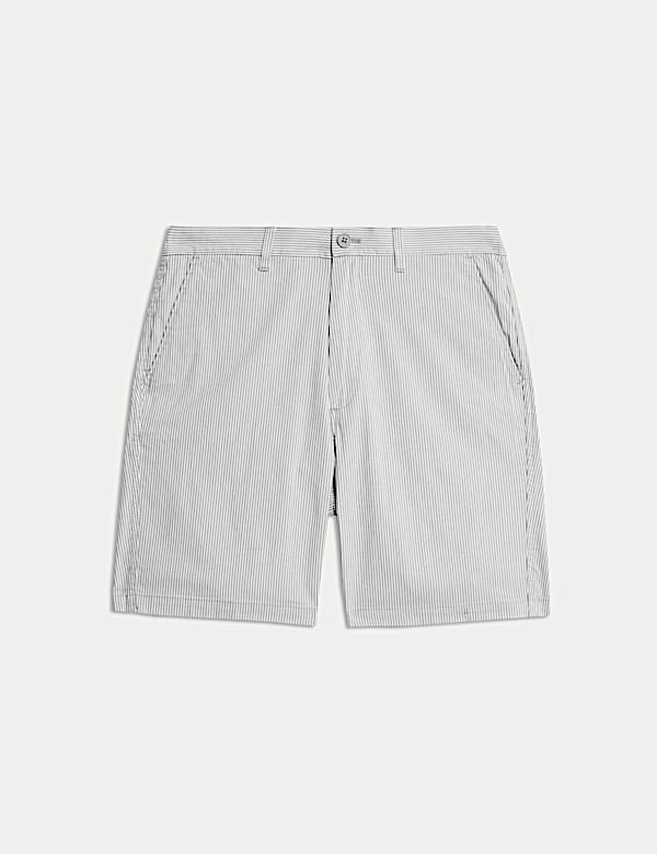 Half-Elasticated Waist Chino Shorts - US