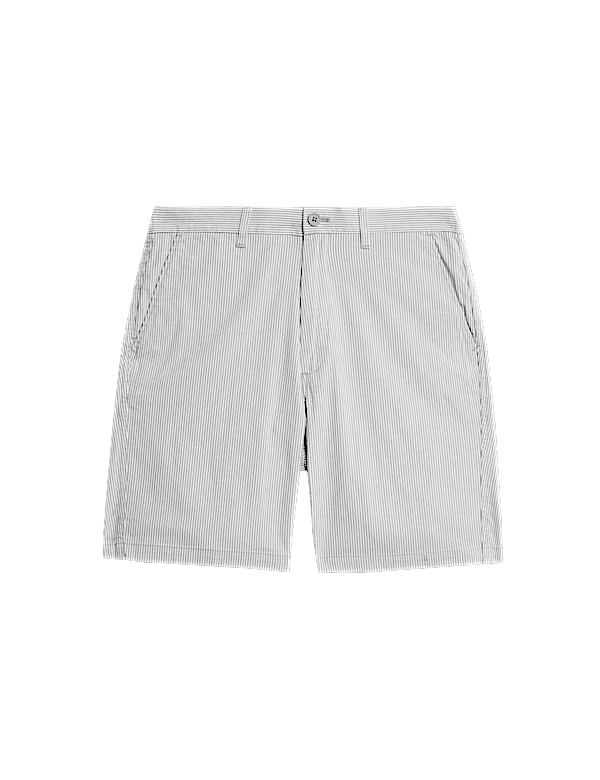 Half-Elasticated Waist Chino Shorts