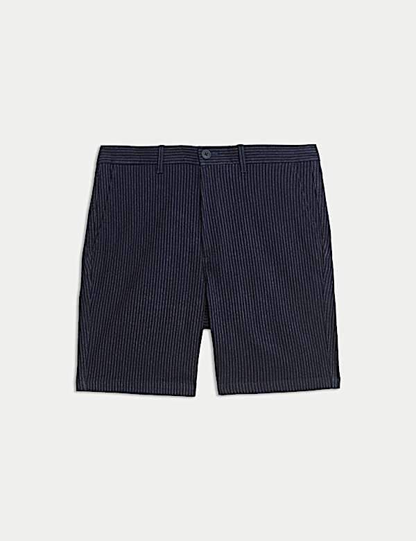 Half-Elasticated Waist Chino Shorts - AL