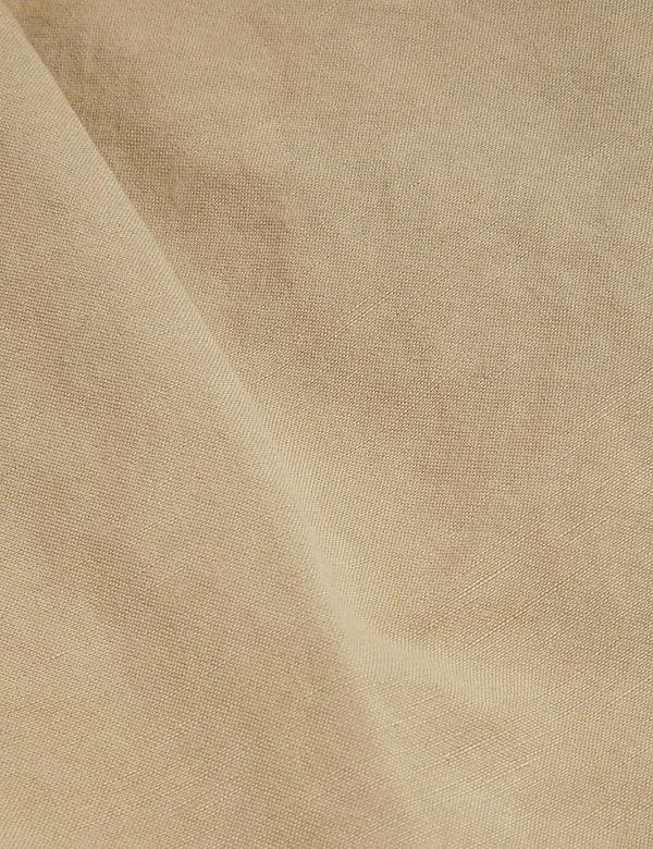 Linen And Cotton Single Pleat Shorts